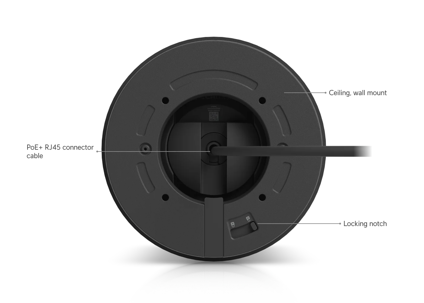 G6 Pro Turret zwart – technische tekening